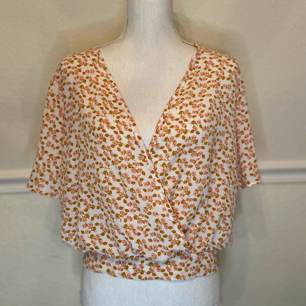 Floral crop top